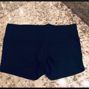 lululemon athletica Black Boogie shorts. Low rise